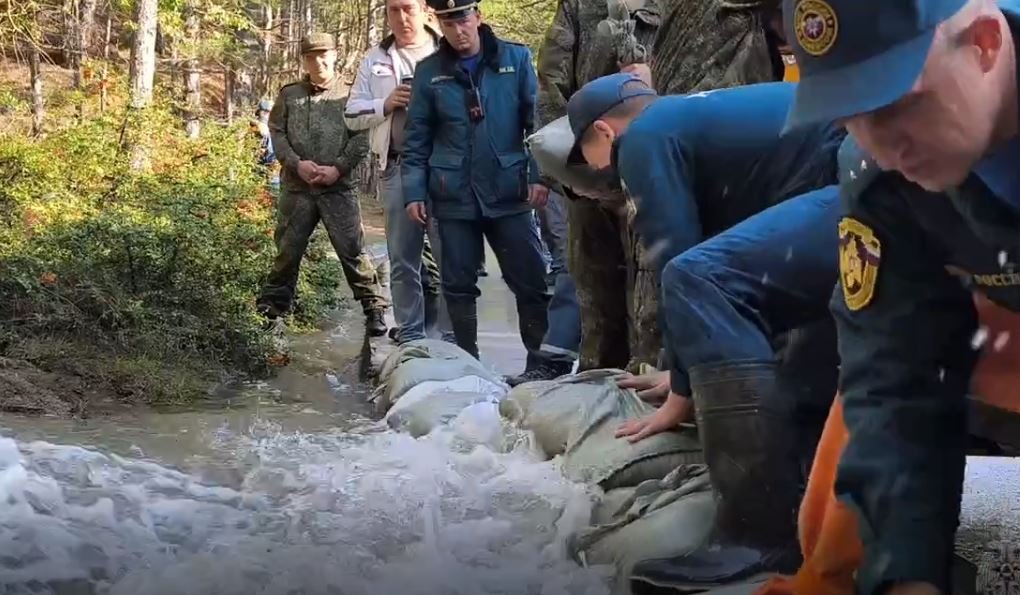 Кадр из видео ГУ МЧС России по Республике Крым