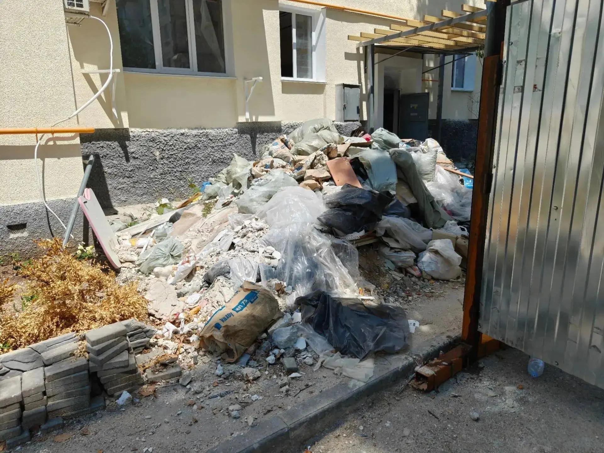 Свалку убрали после прокурорского вмешательства Полиция Севастополя